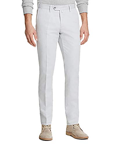Valentini Textured Solid Slim Fit Trousers